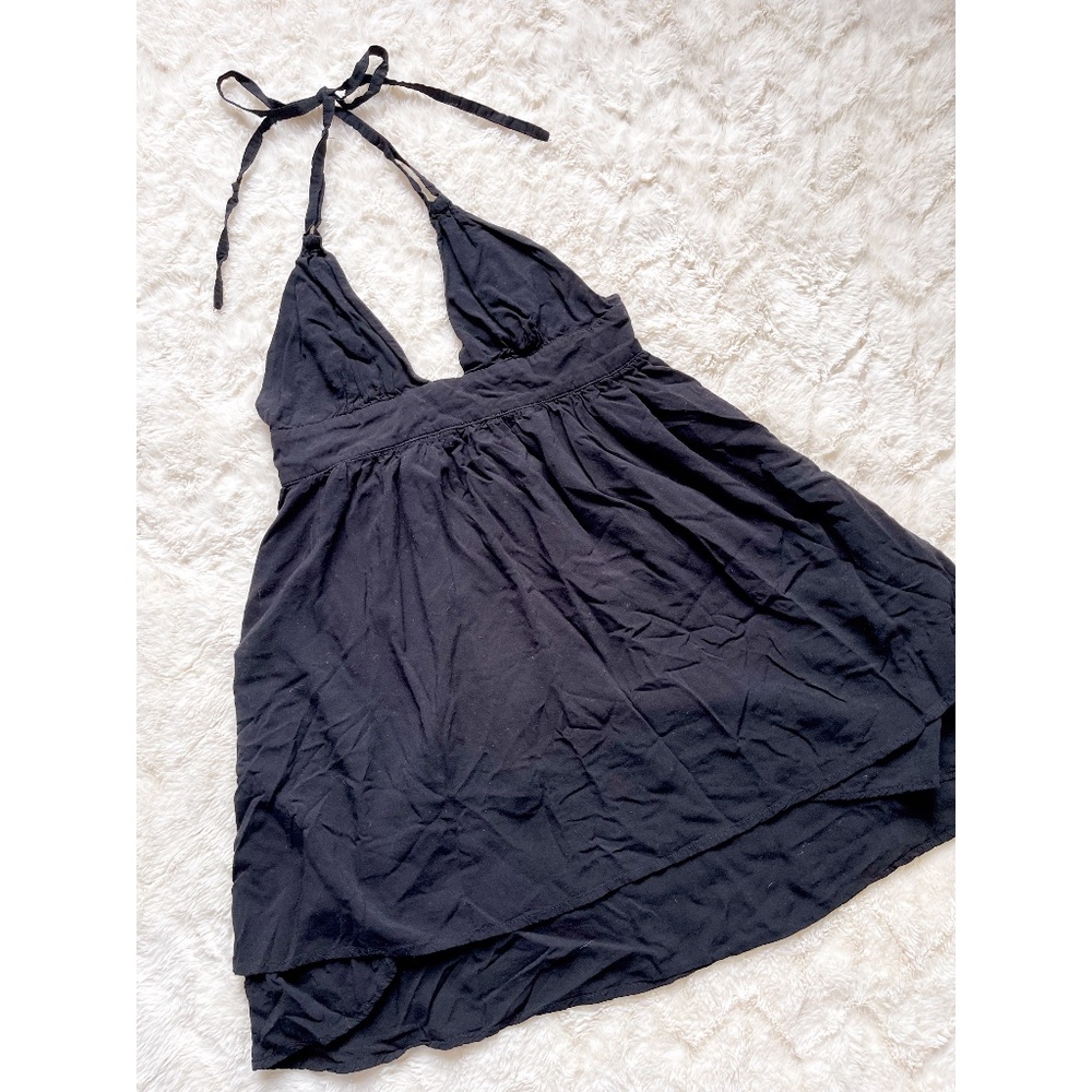 Tobi Halter Top Black Small